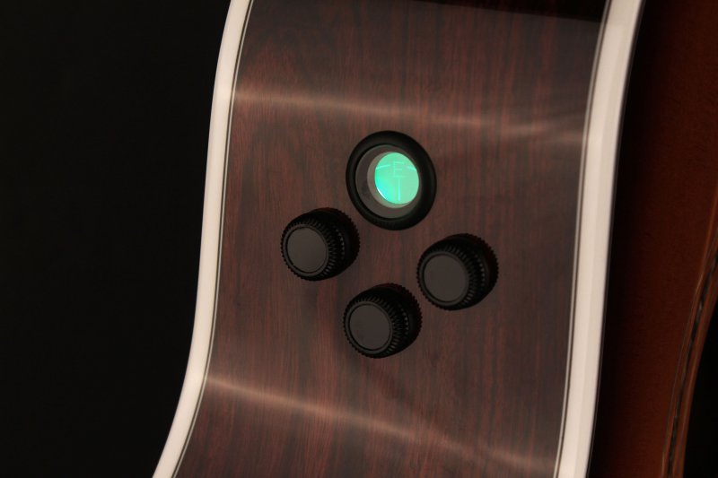 Cort Guitars Cort GOLDA8LB Gold Series A8 Grand Auditorium Acoustic Electric Cutaway Guitar - Light Burst