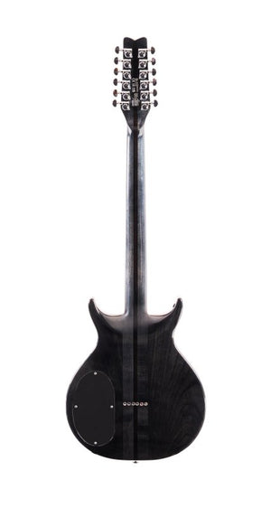 Washburn H12TB Wing Series Hawk 12-String Electric Guitar - Trans Black