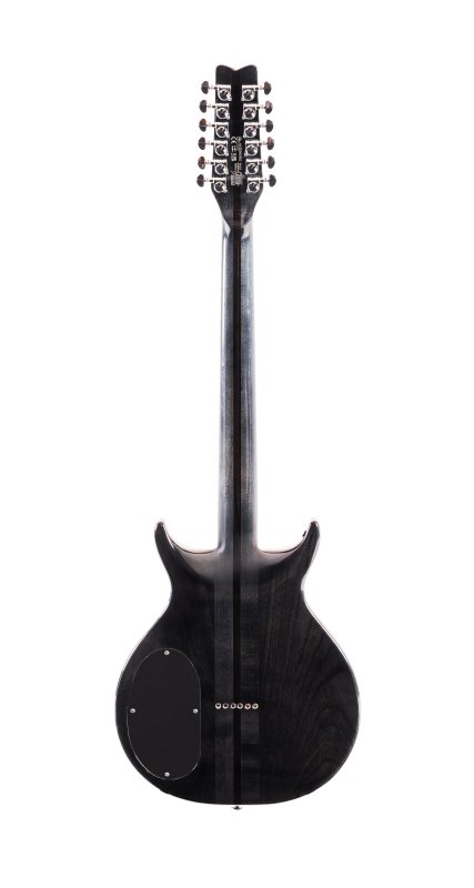 Washburn H12TB Wing Series Hawk 12-String Electric Guitar - Trans Black