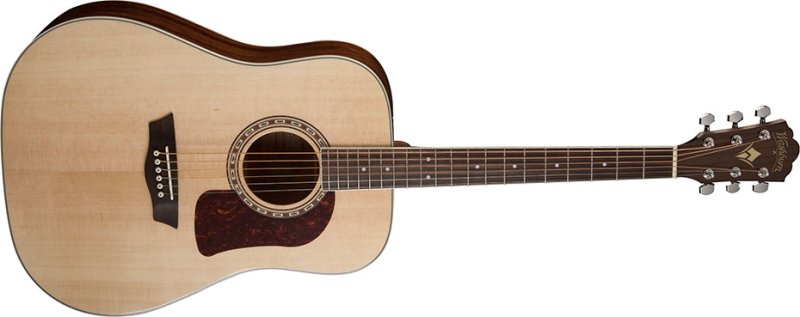 Washburn HD10S-O-U D10S Heritage 10 Series Dreadnought Acoustic Guitar - Natural