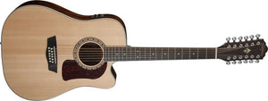 Washburn HD10SCE12-O-U D10SCE-12 Heritage 10 Series Dreadnought (12 String) Cutaway Acoustic Electric Guitar