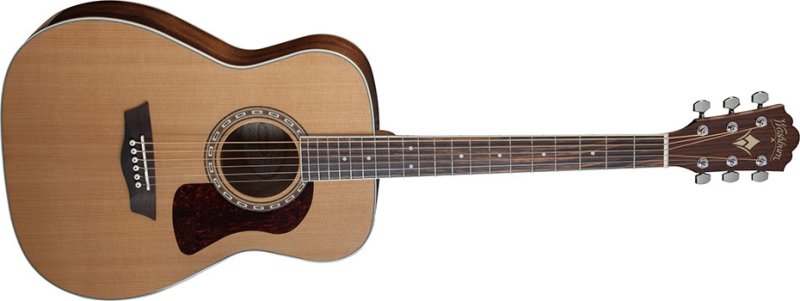 Washburn HF11S-O-U F11S Heritage 10 Series Folk Acoustic Guitar - Natural