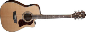 Washburn HF11SCE-O-U F11SCE Heritage 10 Series Folk Cutaway Acoustic Electric Guitar - Natural