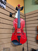 Bella 1/2 Violin Outfit - Red Sparkle