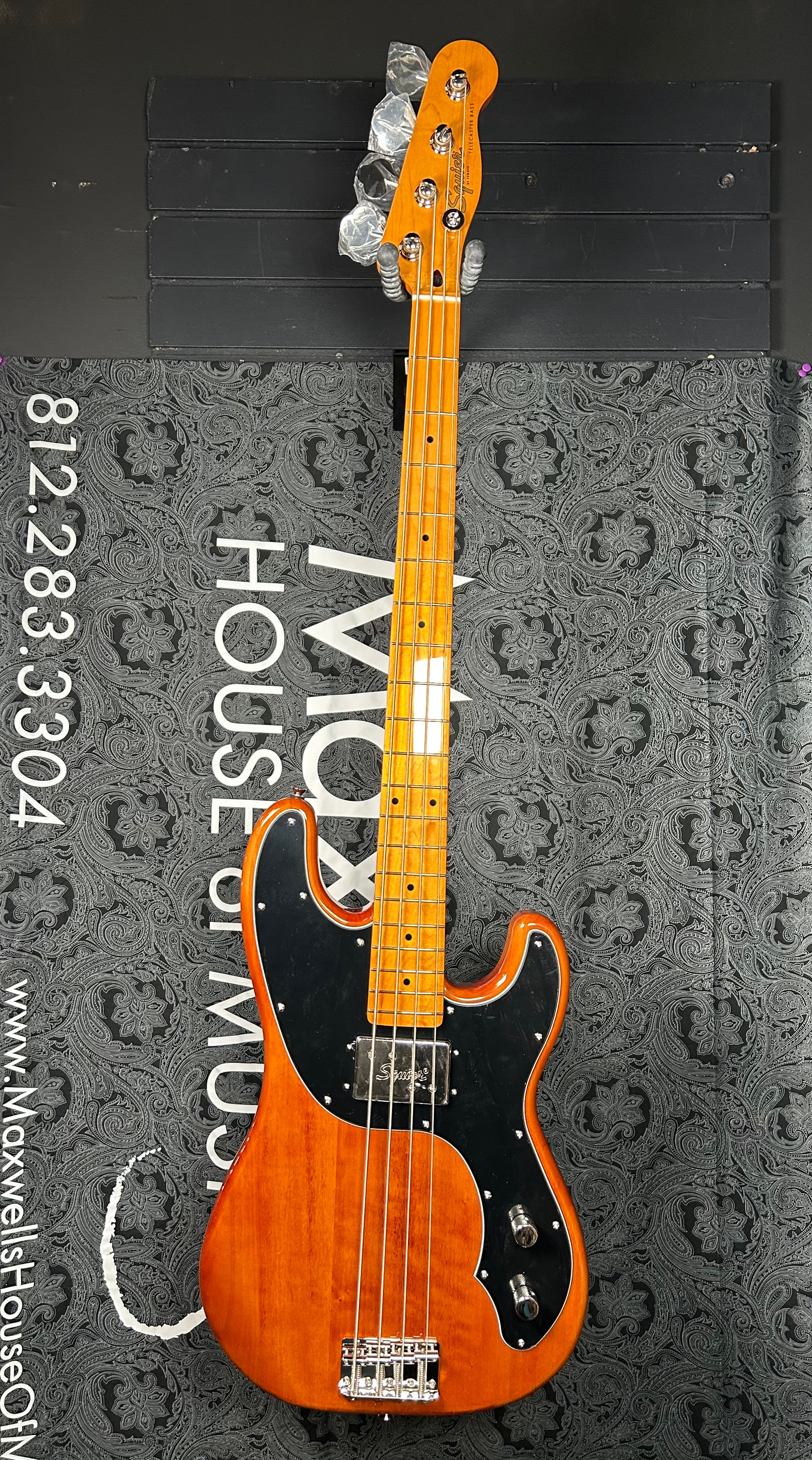 Squier Classic Vibe Telecaster Bass - Mocha – Maxwell's House of Music