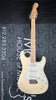 Fender Ed O'Brien SustainerStratocaster Electric Guitar- Olympic White w/Gig Bag (Pre-Owned)