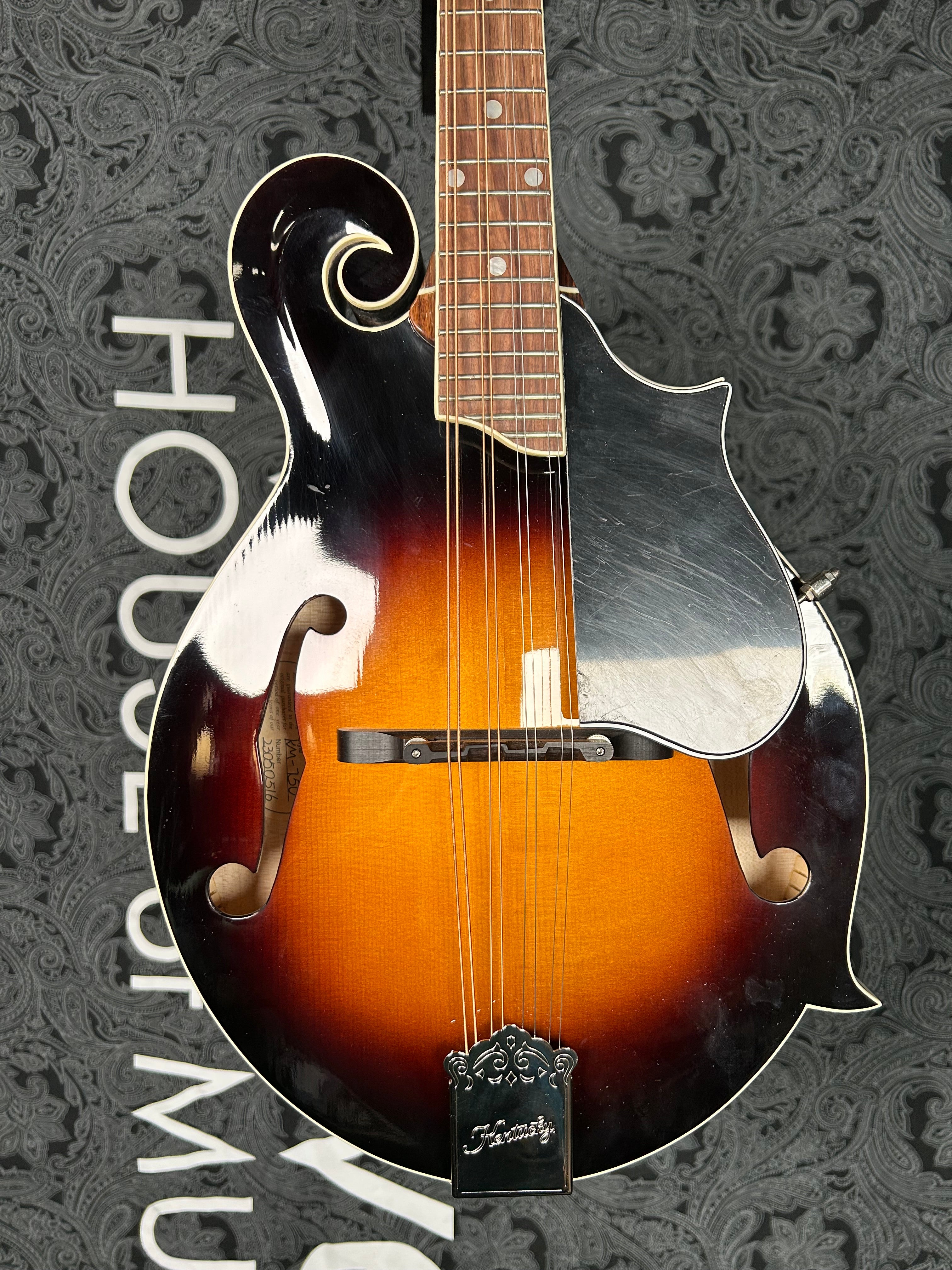Kentucky KM-750 Deluxe F-Style Mandolin- Vintage Sunburst