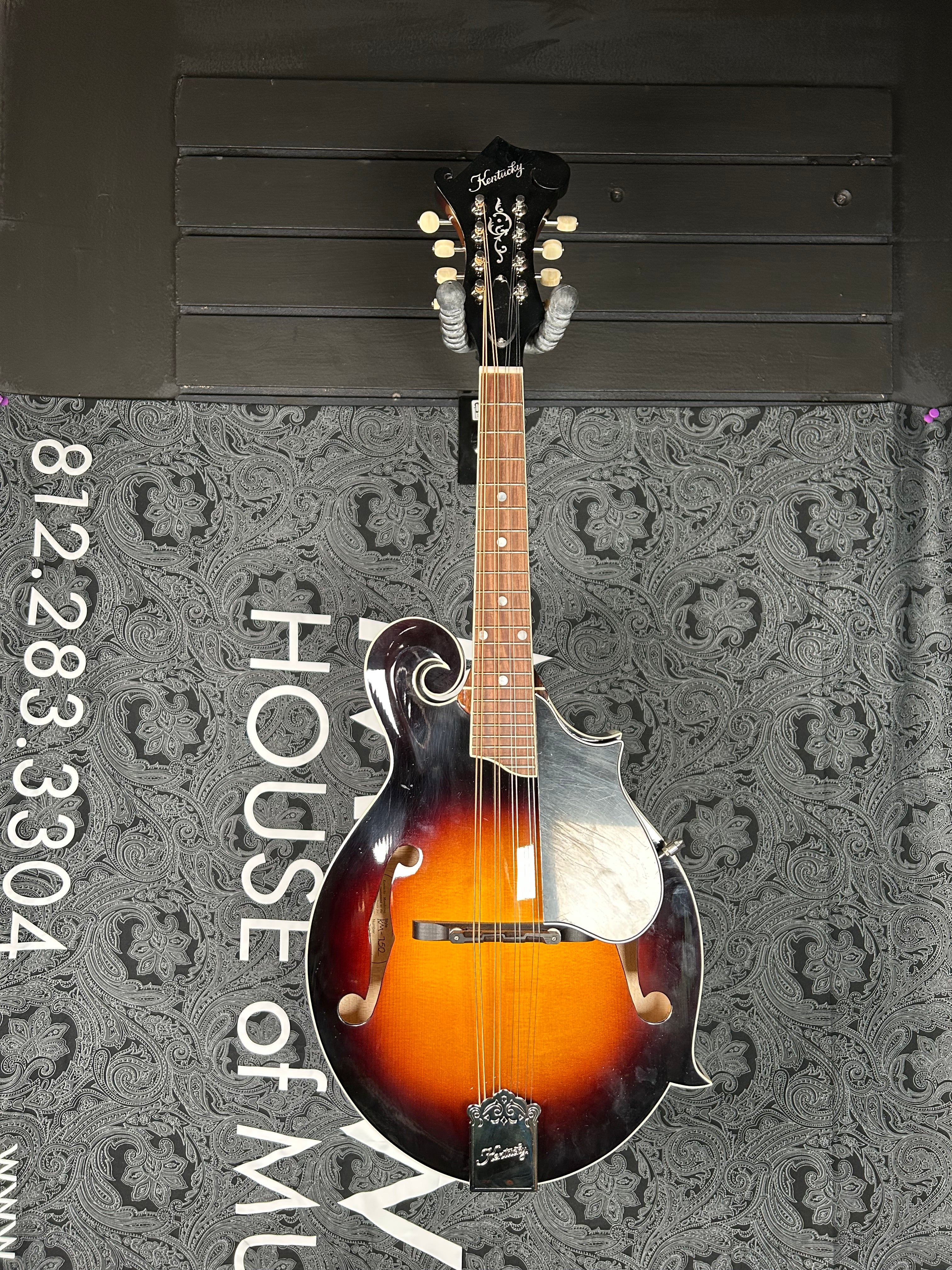 Kentucky KM-750 Deluxe F-Style Mandolin- Vintage Sunburst
