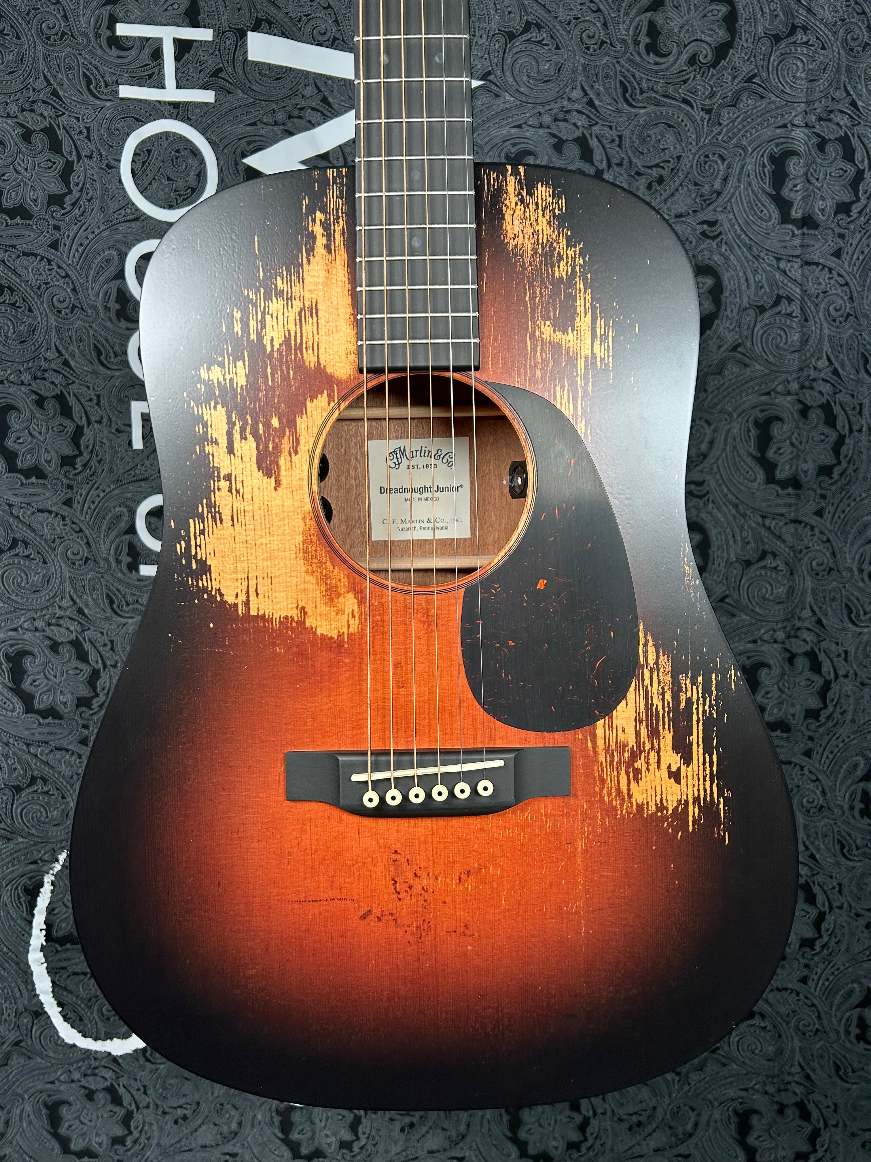 Martin D Jr-E StreetLegend Burst Acoustic-electric Guitar - Custom Ink