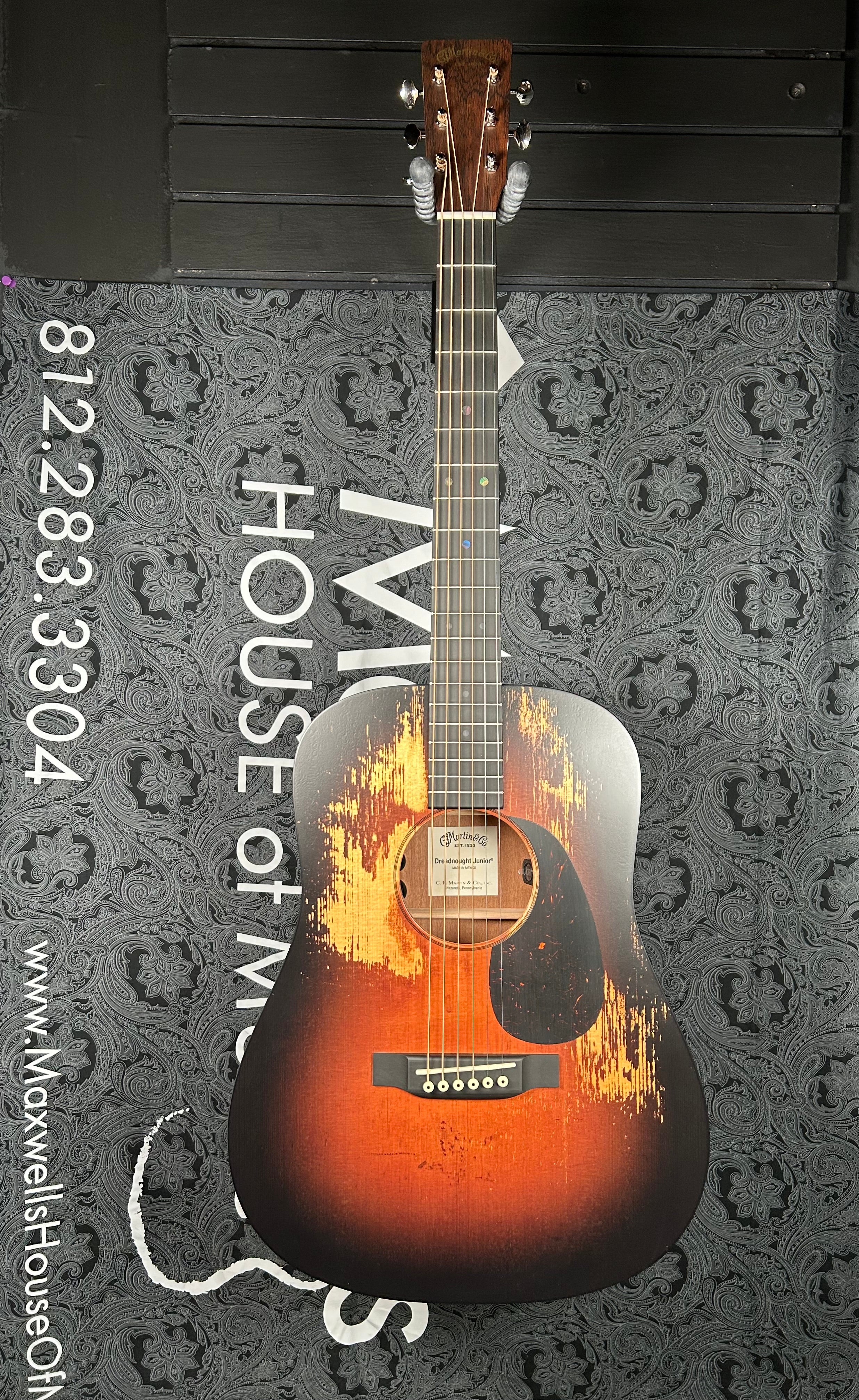 Martin D Jr-E StreetLegend Burst Acoustic-electric Guitar - Custom Ink