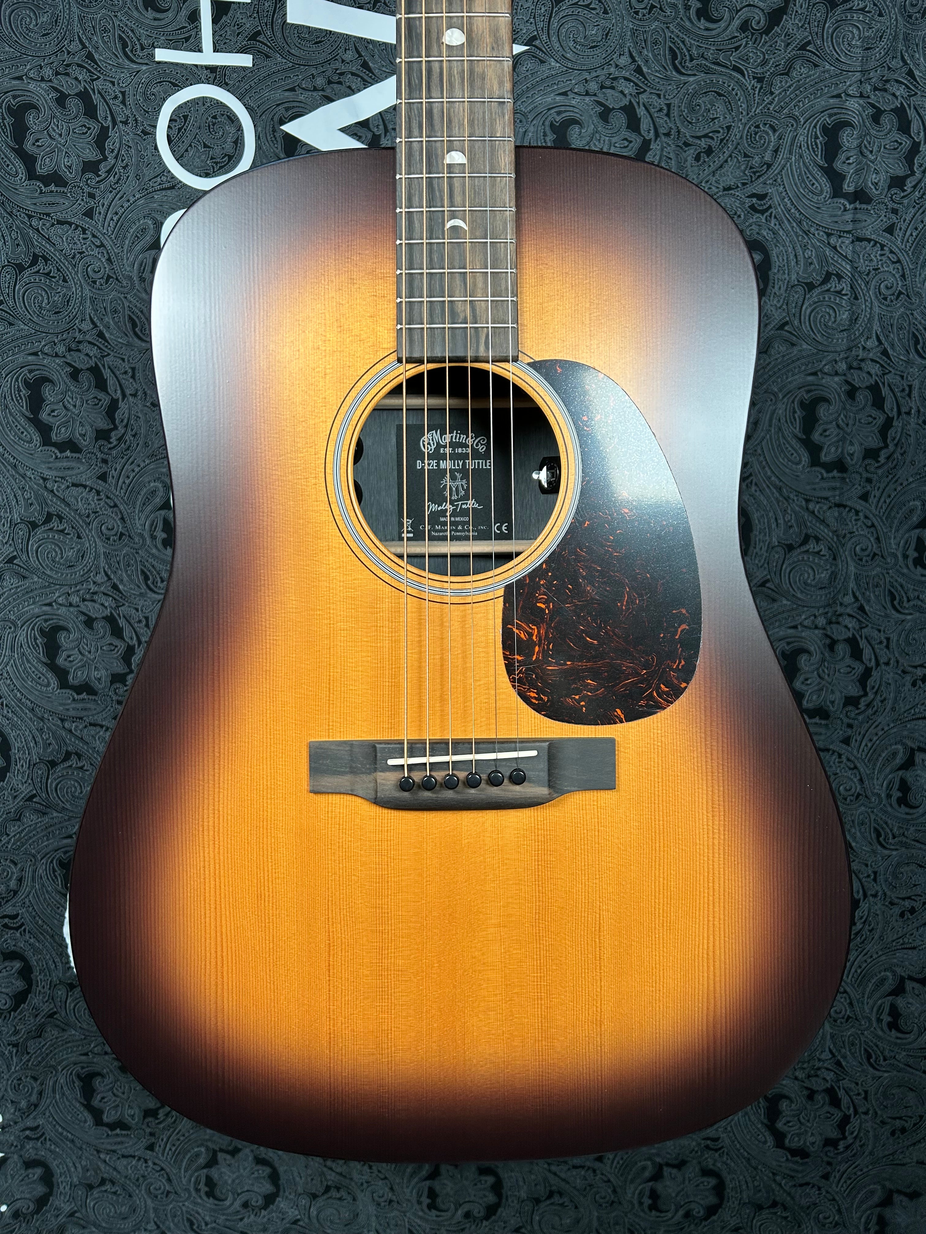 Martin D-X2E Molly Tuttle Acoustic-electric Guitar - Vintage Sunburst