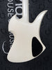 B.C. Rich Left-Handed Mockingbird Bass- White (Pre-Owned)