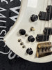 B.C. Rich Left-Handed Mockingbird Bass- White (Pre-Owned)