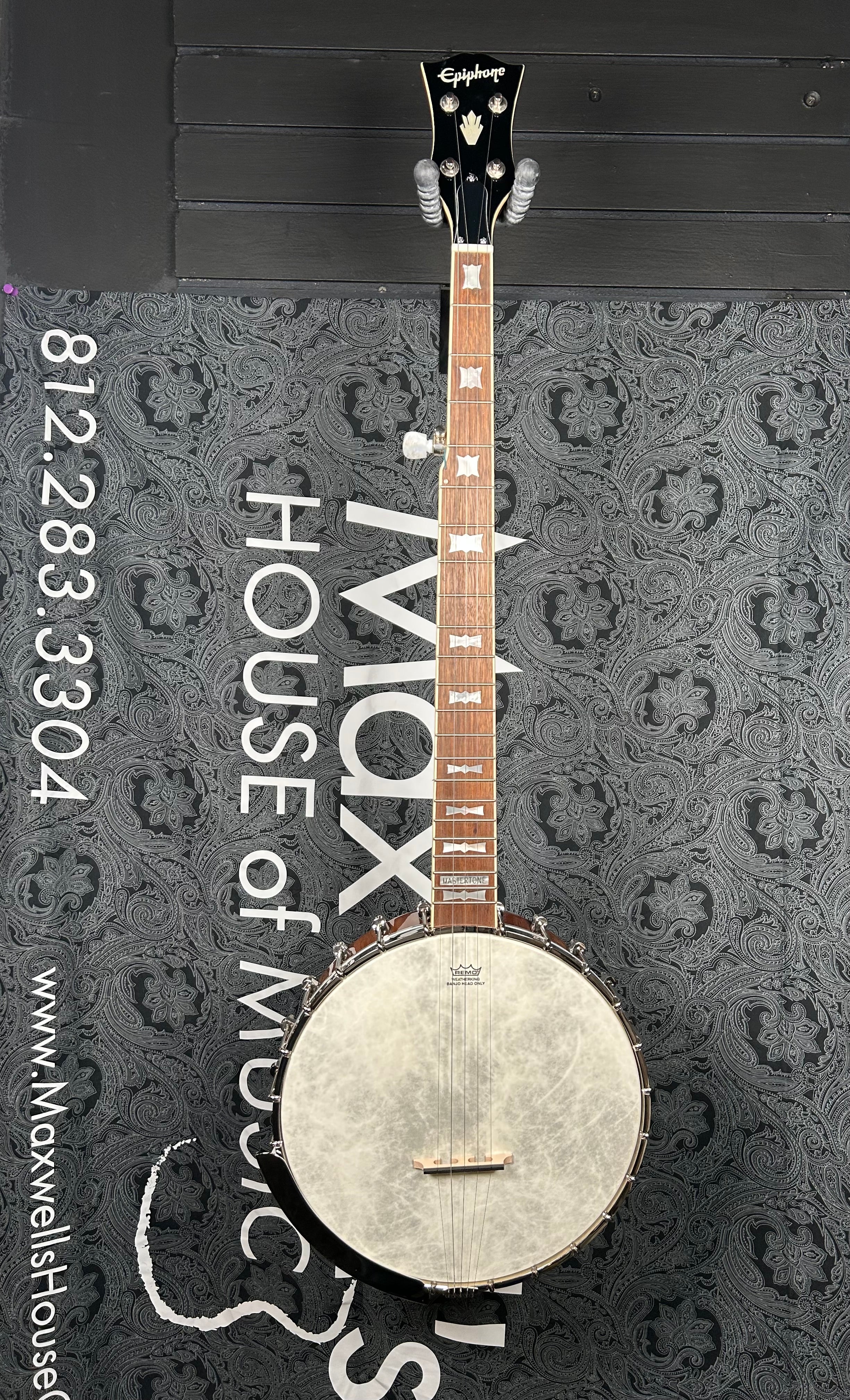 Epiphone Mastertone Bowtie Open-back Banjo