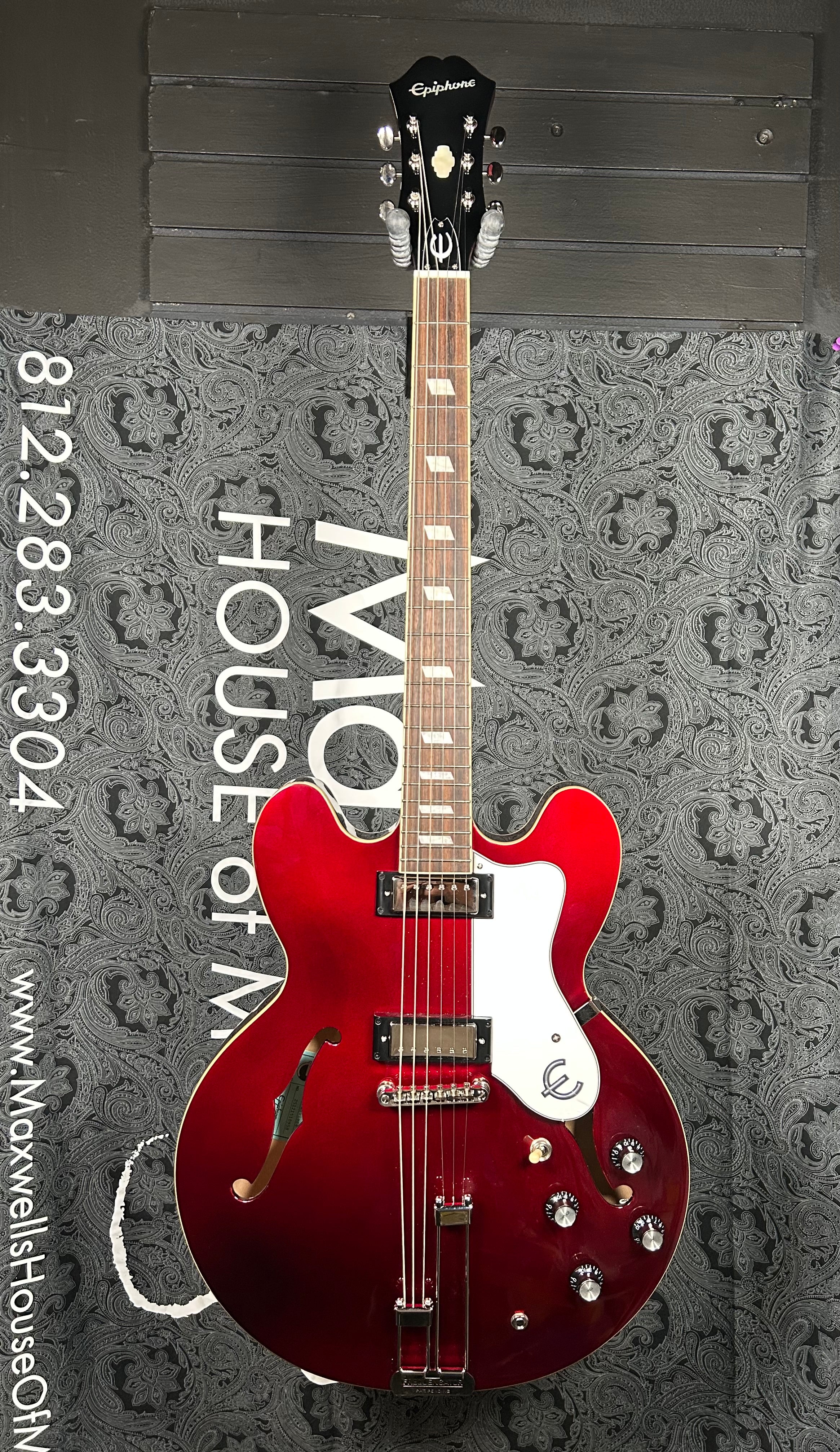 Epiphone Riviera Semi-hollowbody - Sparkling Burgundy