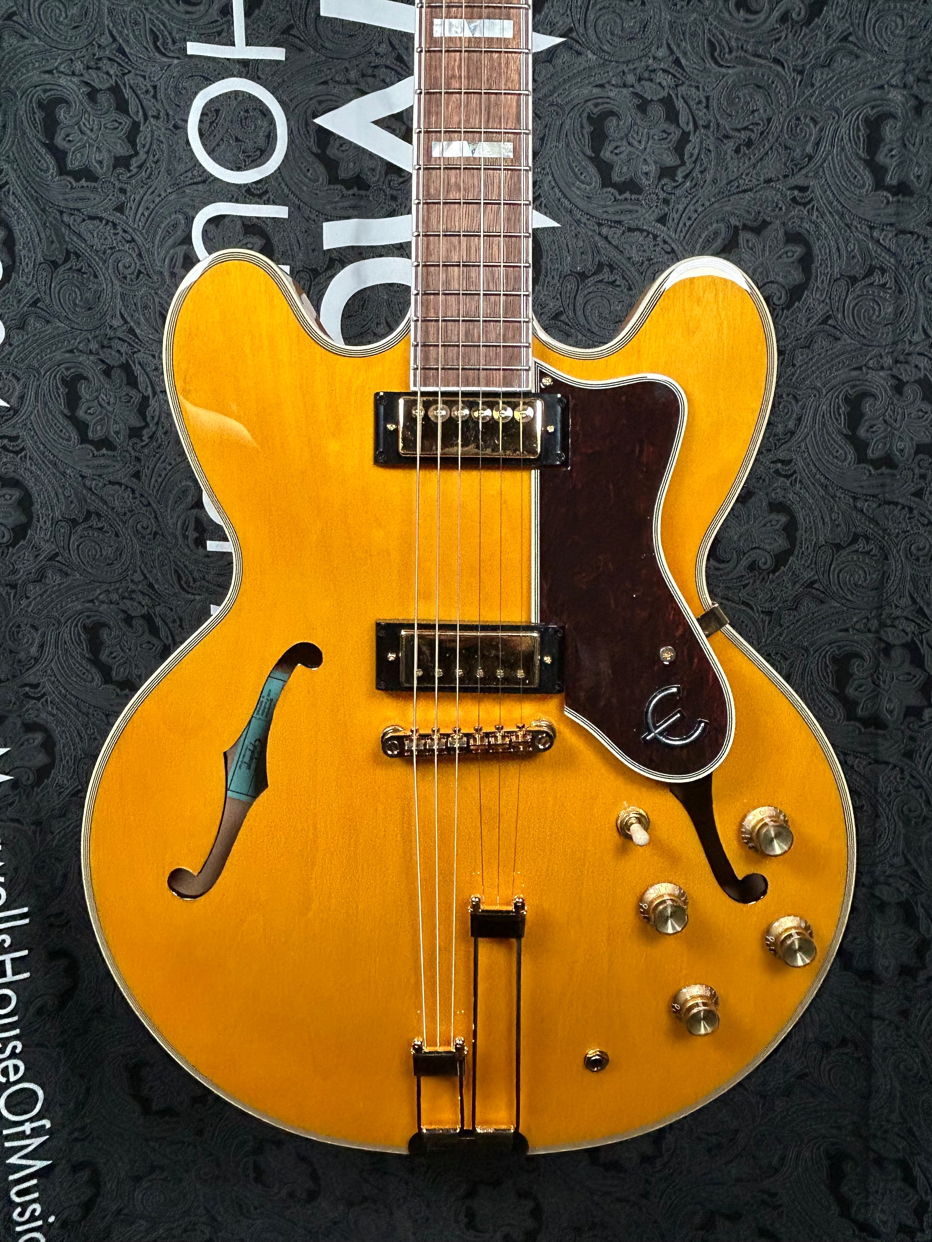 Epiphone Sheraton Frequensator Semi-hollowbody Electric Guitar - Natural