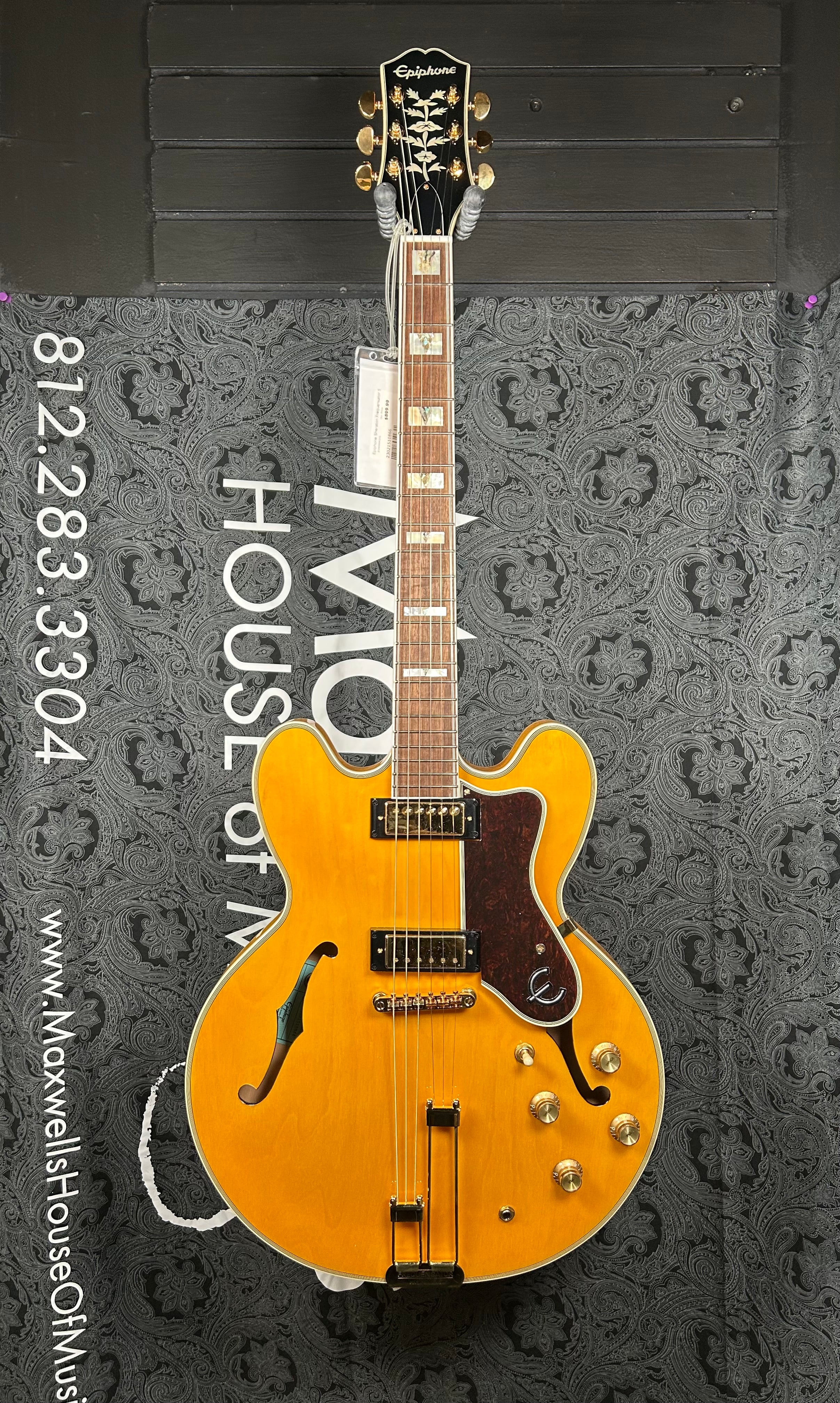 Epiphone Sheraton Frequensator Semi-hollowbody Electric Guitar - Natural