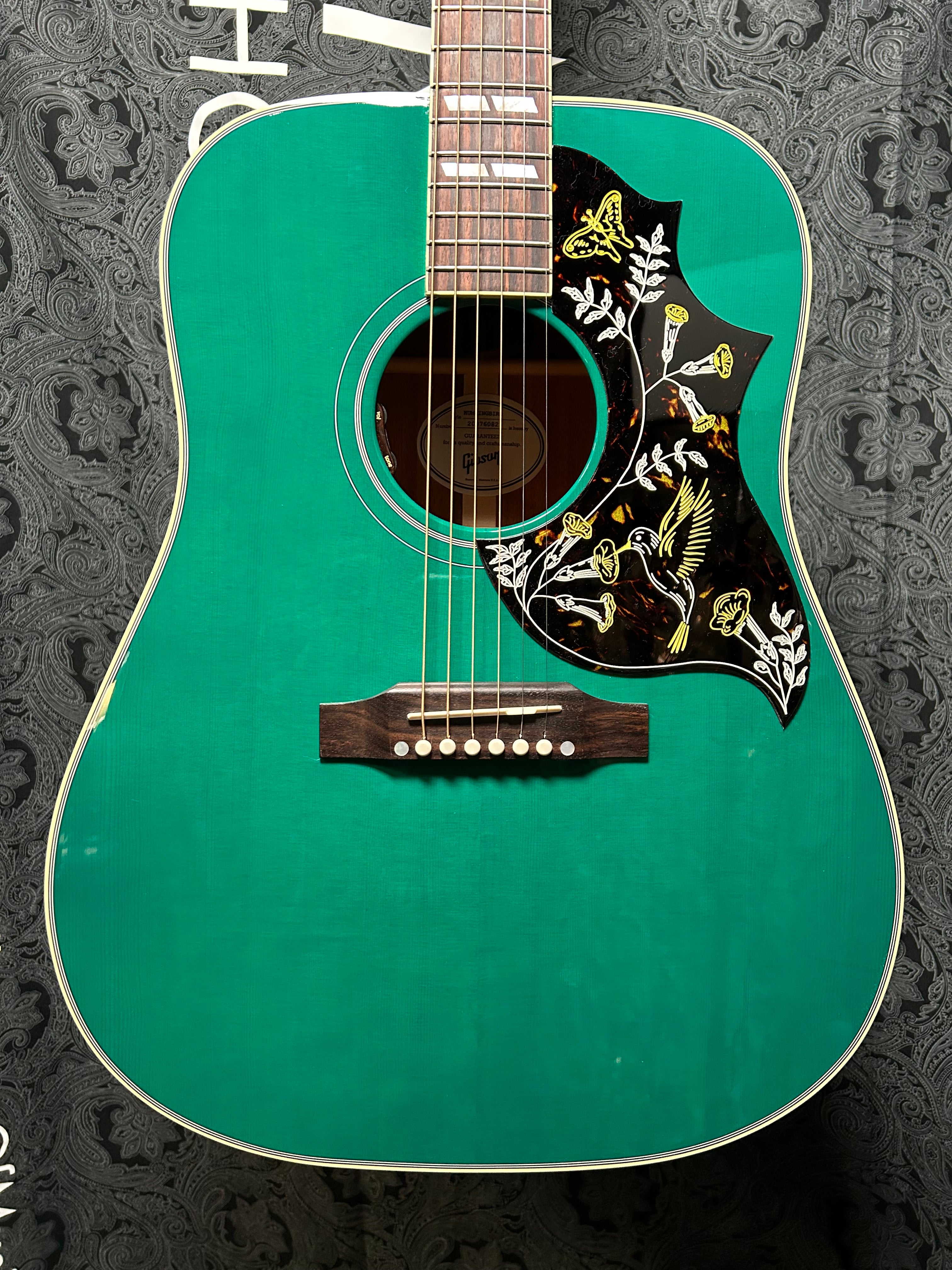 Gibson Hummingbird Standard Acoustic-electric Guitar - Translucent Teal