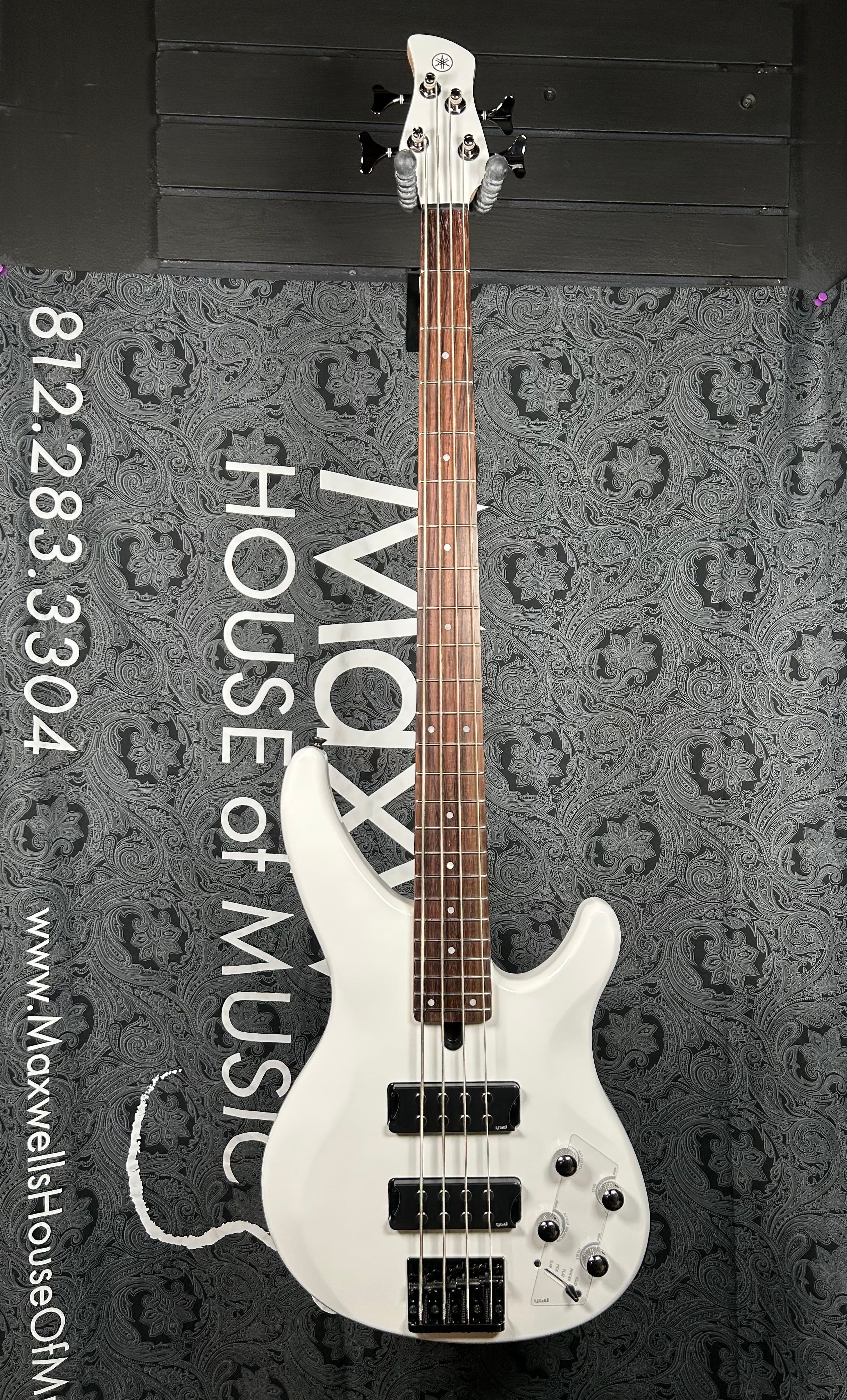 Yamaha TRBX304 4-string Bass Guitar - White