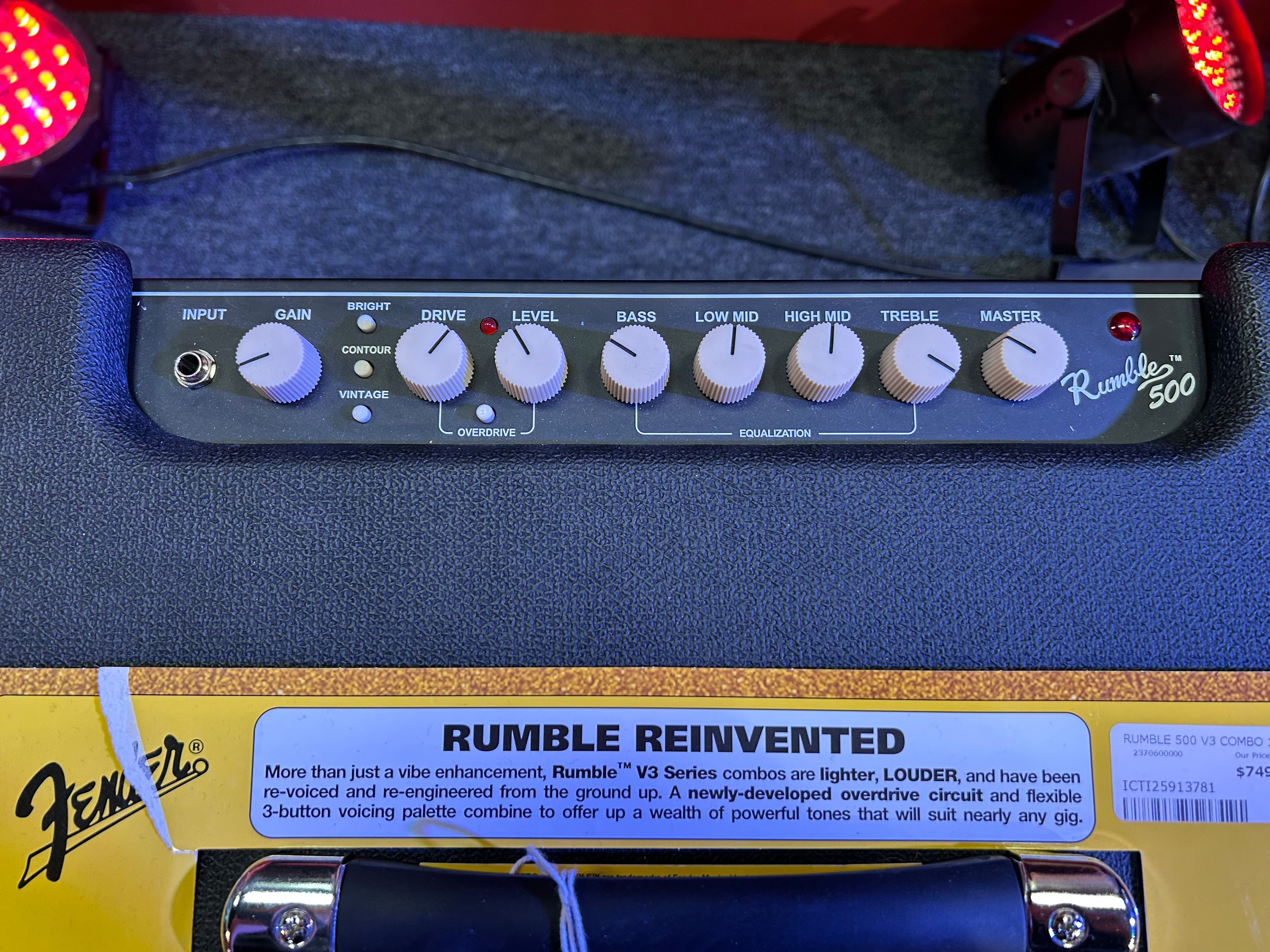Fender Rumble 500 2 x 10-inch 500-watt Bass Combo Amp