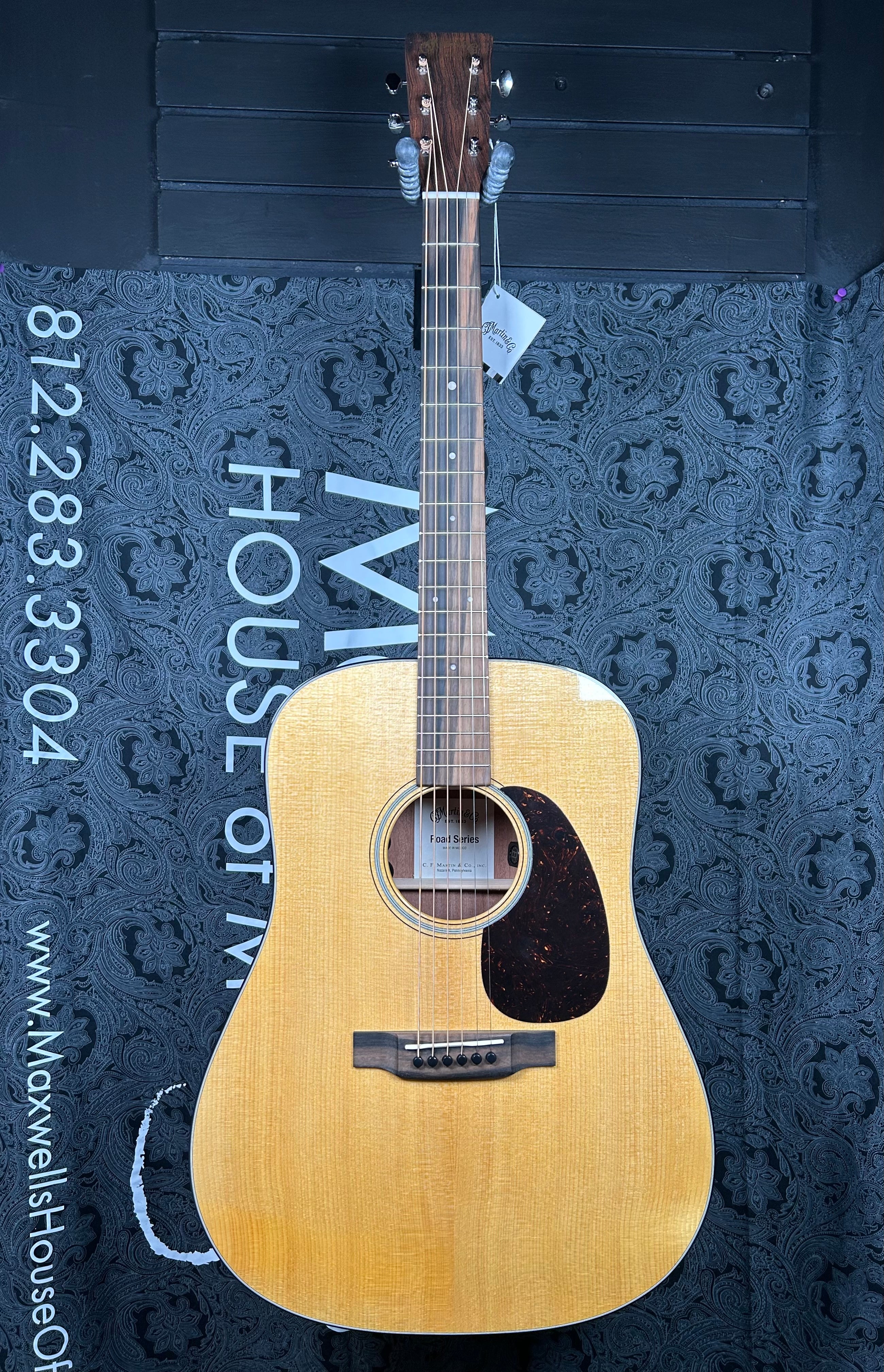 Martin Road Series D-12E Retro Acoustic-electric Guitar - Natural Aging Toner