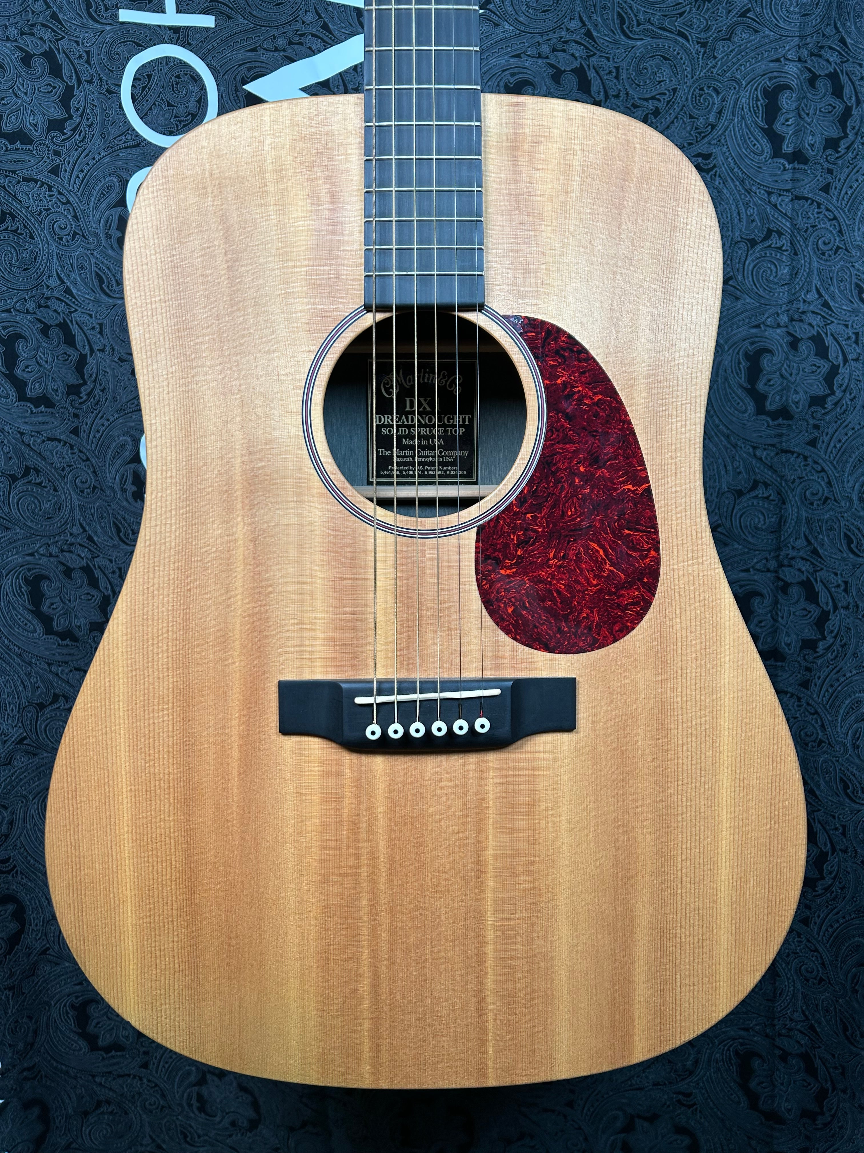 Martin DX-1 Acoustic Guitar- Natural w/Gig Bag (Pre-Owned)