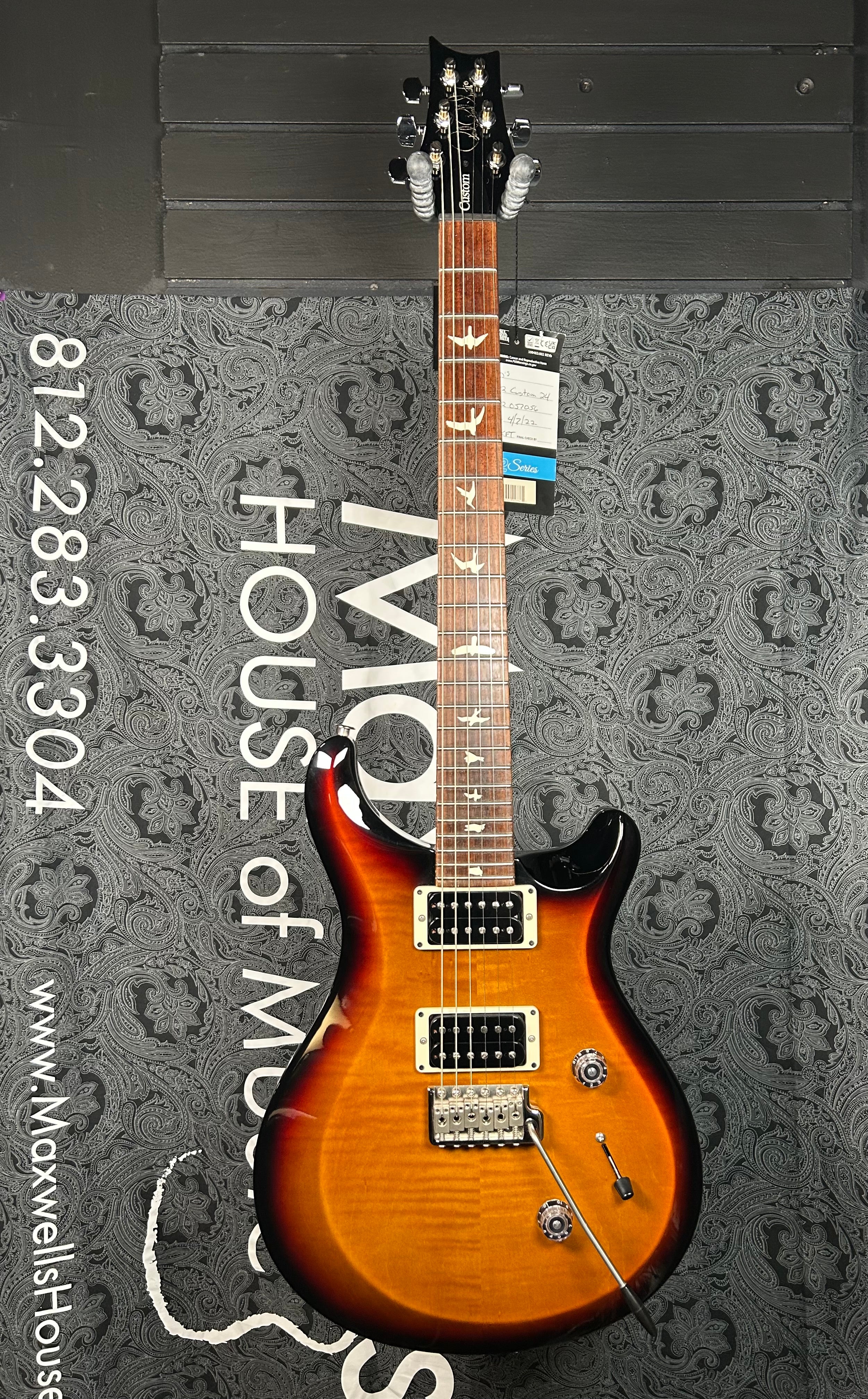 Paul Reed Smith PRS S2 Custom 24 - Black Sunburst (**Scratch and Dent**)
