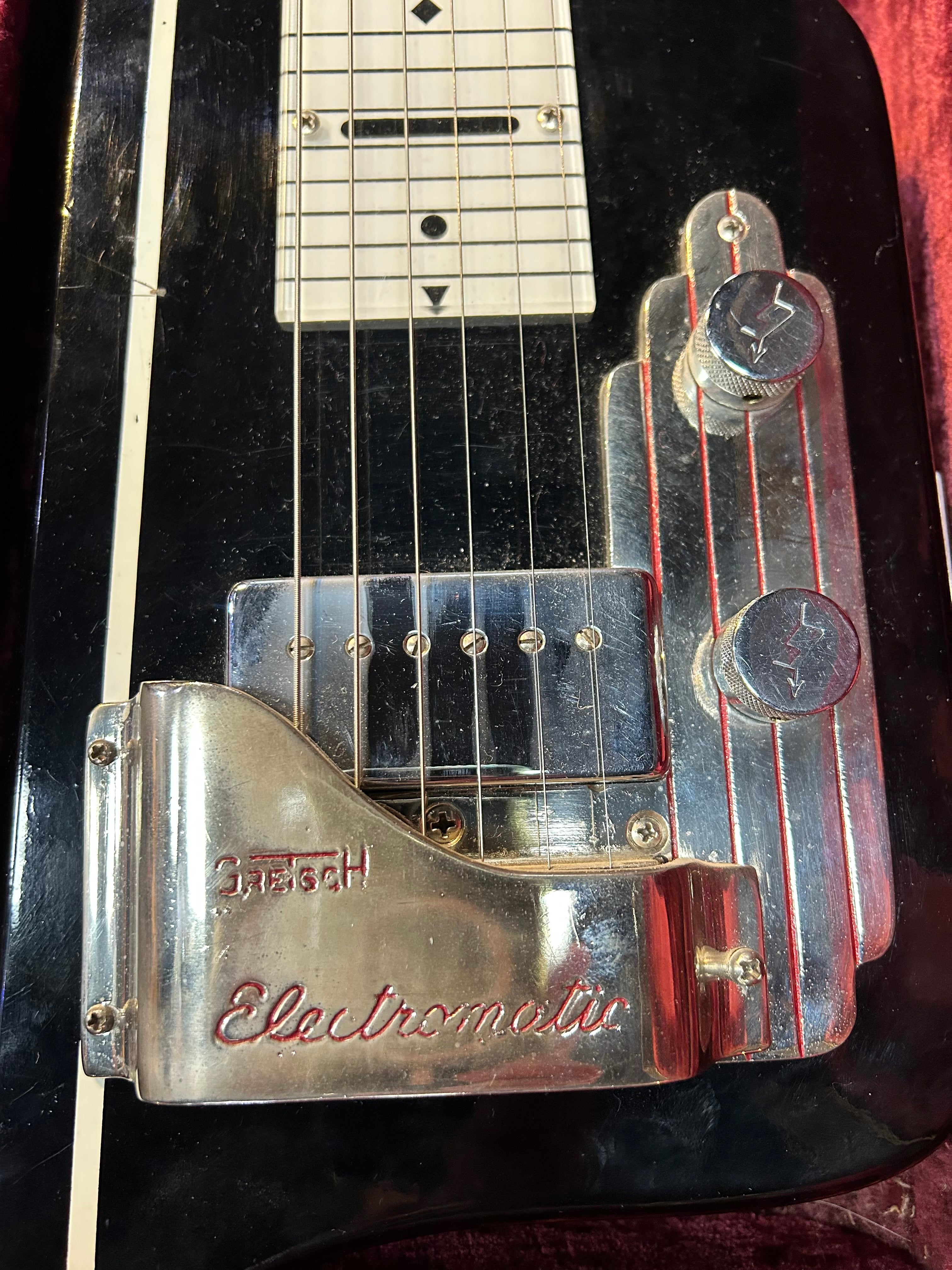 Gretsch 6147 Electromatic Lap Steel Guitar- Black w/Hardcase (Pre-Owned)