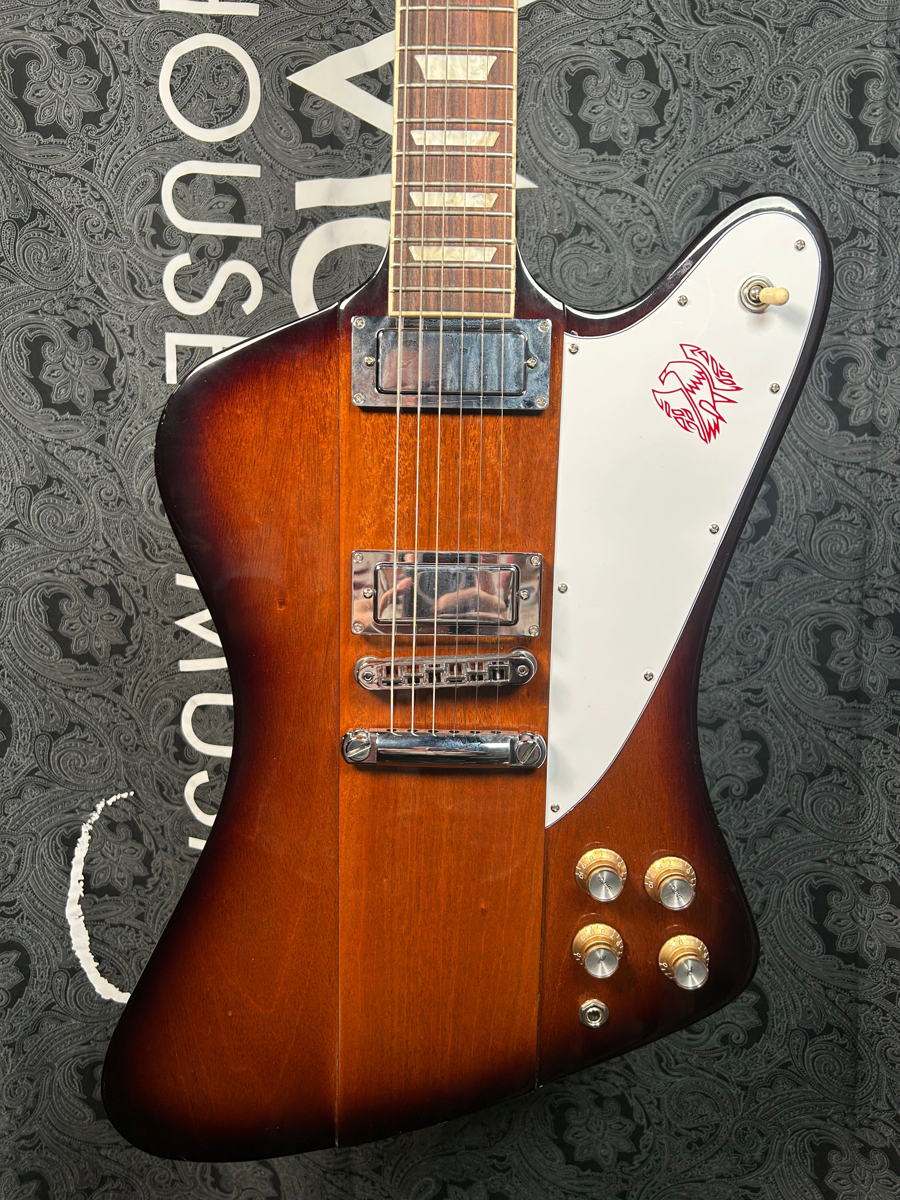 Gibson Firebird Platypus Electric Guitar - Tobacco Sunburst