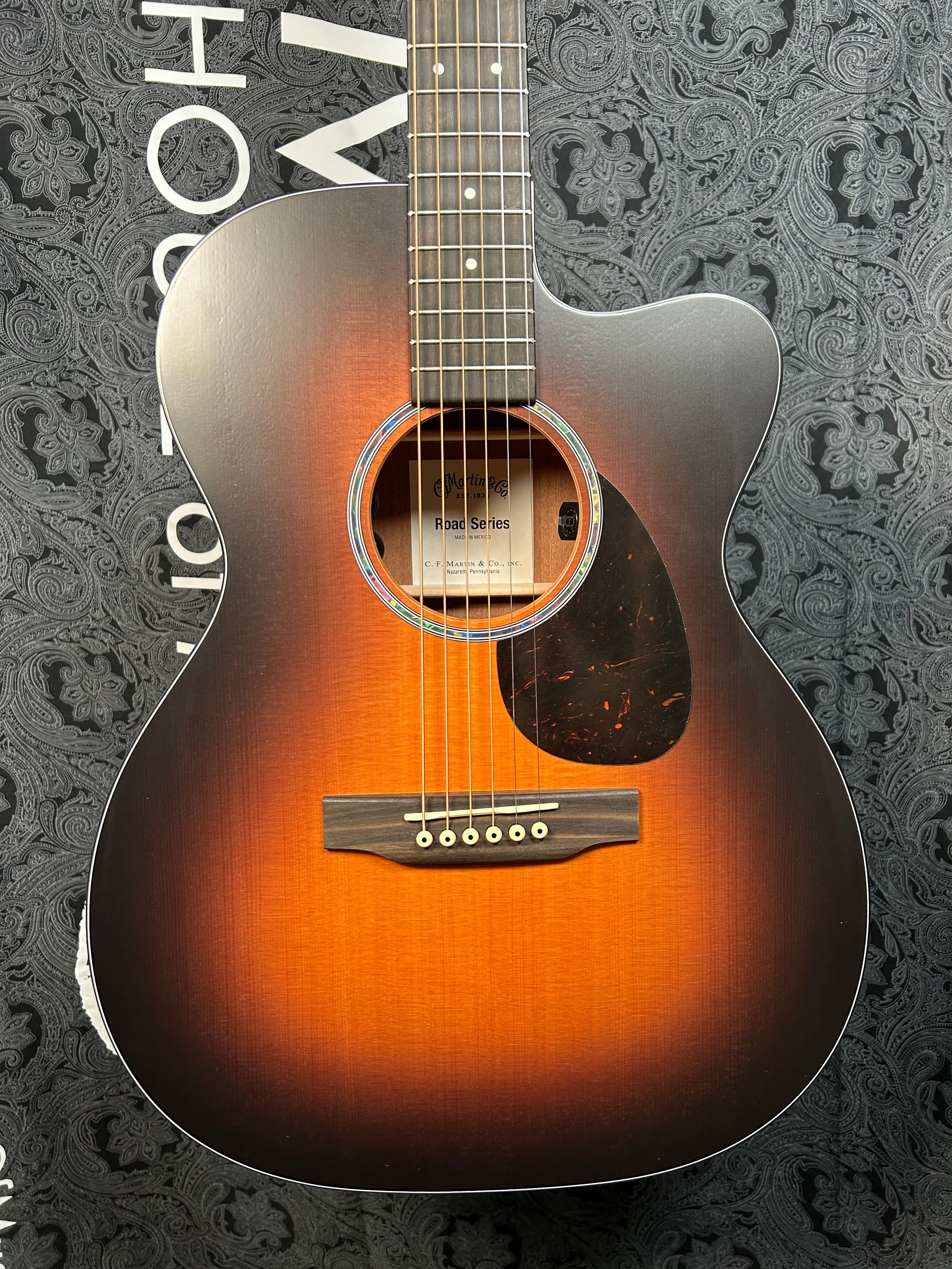 Martin Road Series OMC-10E Modern Acoustic-electric Guitar - 1935 Sunburst