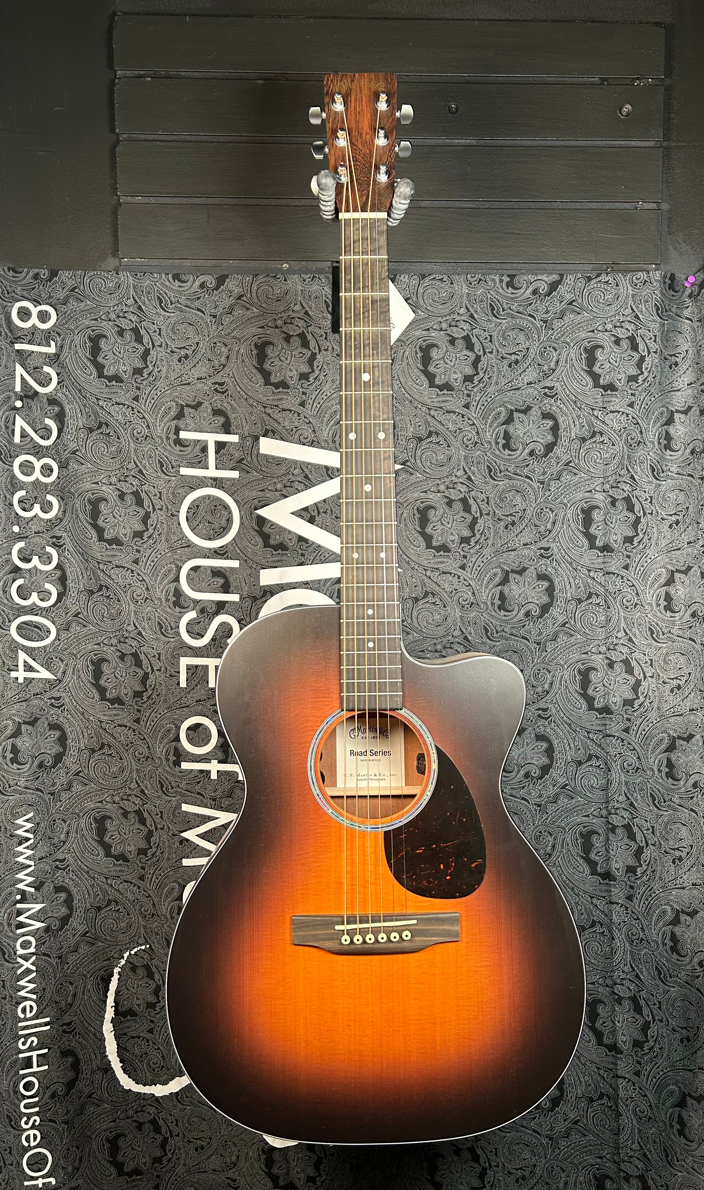 Martin Road Series OMC-10E Modern Acoustic-electric Guitar - 1935 Sunburst