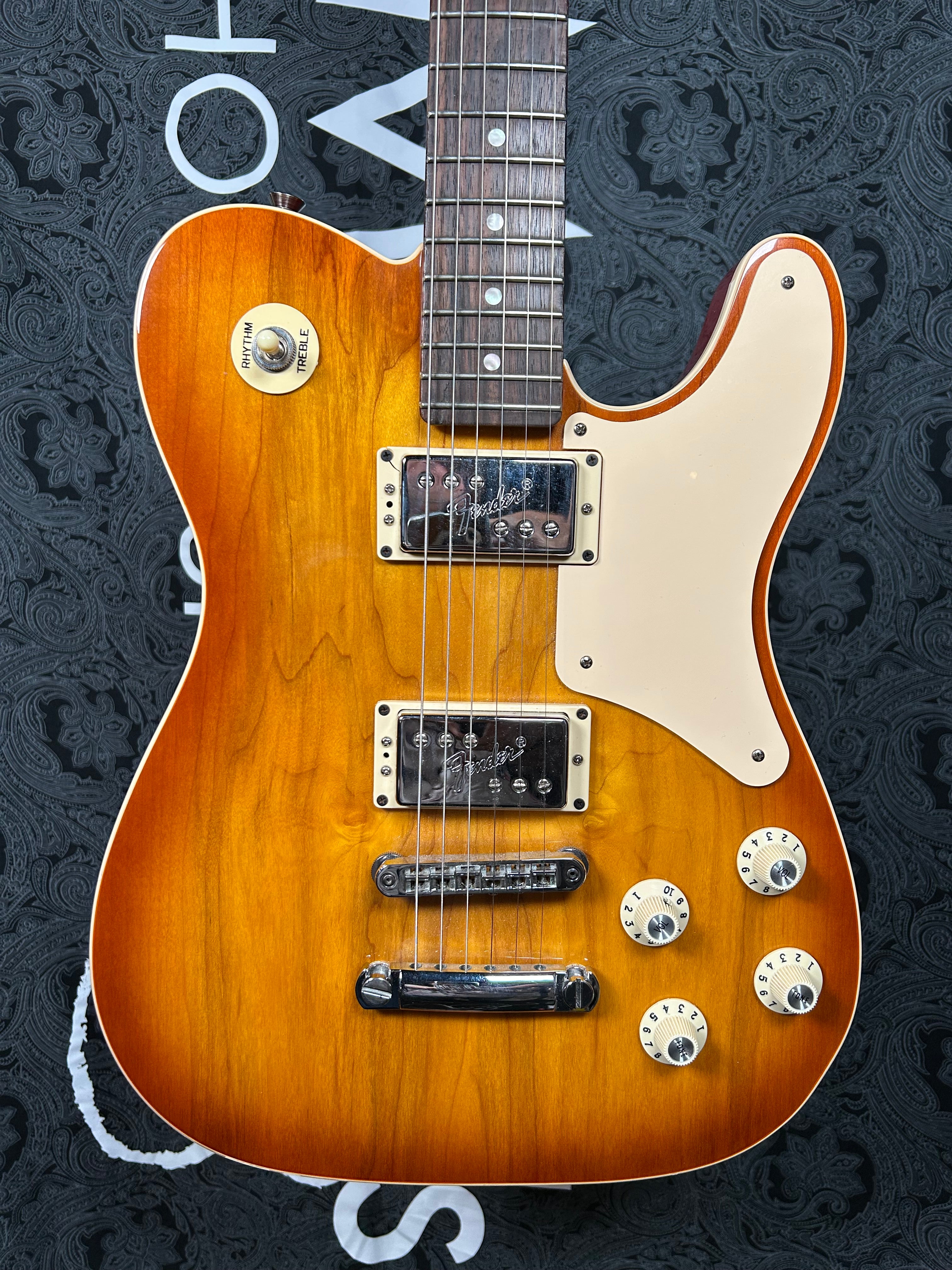 Fender Troublemaker Telecaster Deluxe Electric Guitar- Ice Tea w/Hardcase (Pre-Owned)