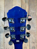 Oscar Schmidt OE-30 Delta King Semi-Hollow Body HH Electric Guitar-Trans Blue (Pre-Owned)