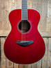 Yamaha FS-TA TransAcoustic Concert Acoustic-electric Guitar - Ruby Red