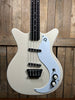 Danelectro 59DC Short Scale Bass Guitar-Vintage Cream
