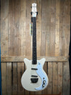 Danelectro 59DC Short Scale Bass Guitar-Vintage Cream