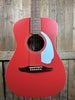 Fender Malibu Player Acoustic Guitar-Fiesta Red