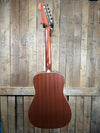 Fender Malibu Player Acoustic Guitar-Fiesta Red