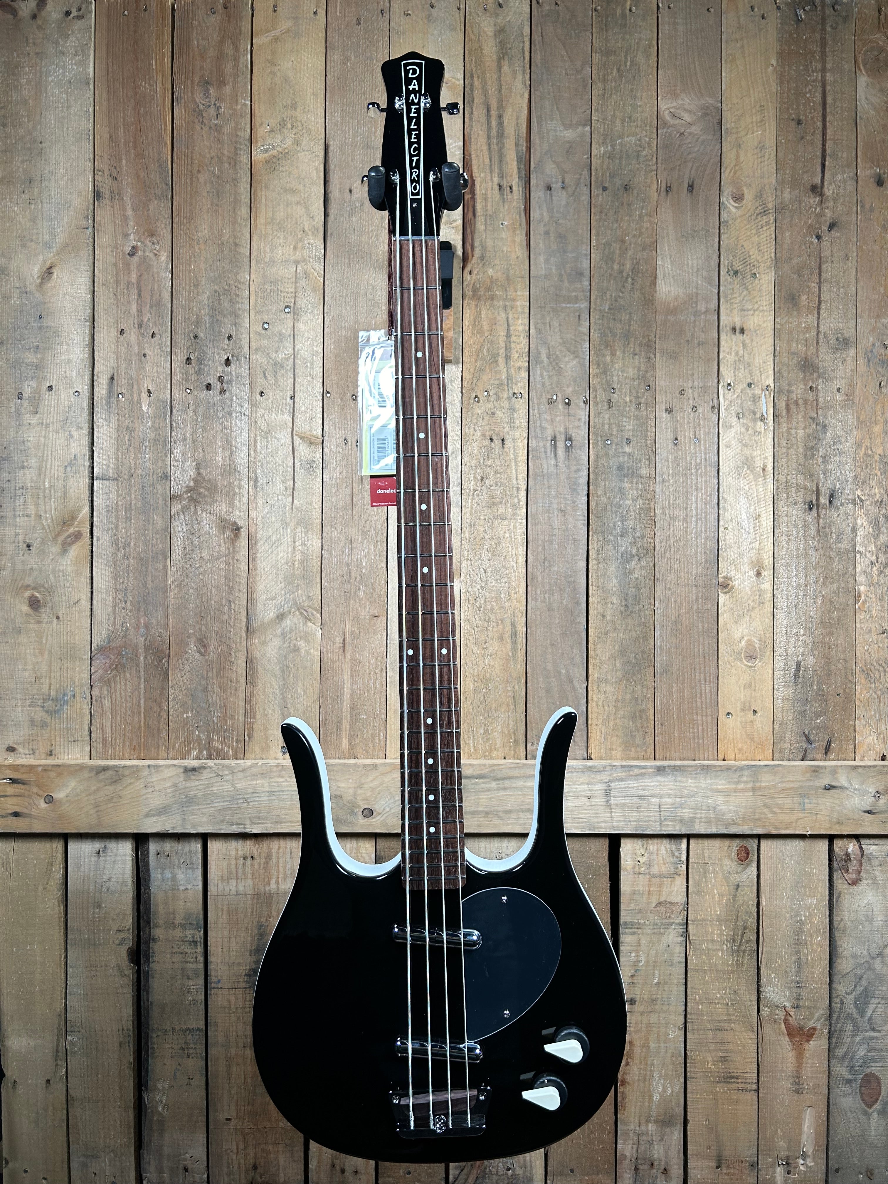 Danelectro Longhorn Bass Guitar - Black – Maxwell's House of Music