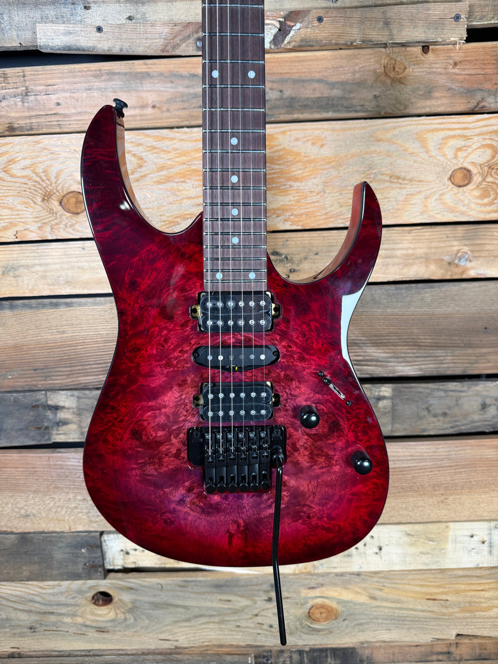 Ibanez RG470PB Electric Guitar - Red Eclipse Burst
