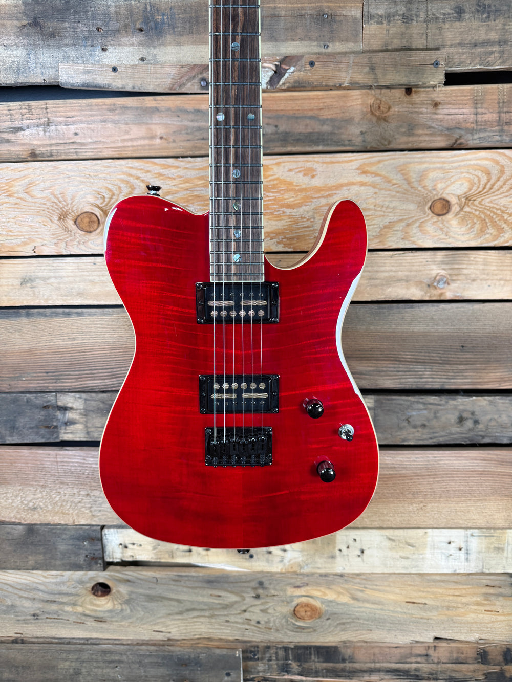 Fender Special Edition Custom Telecaster FMT GFS Gold Foil Pickups - Crimson Red Transparent (Pre-Owned)