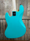 Custom Jazz-Style Bass Guitar-Teal w/Gig Bag (Pre-Owned)