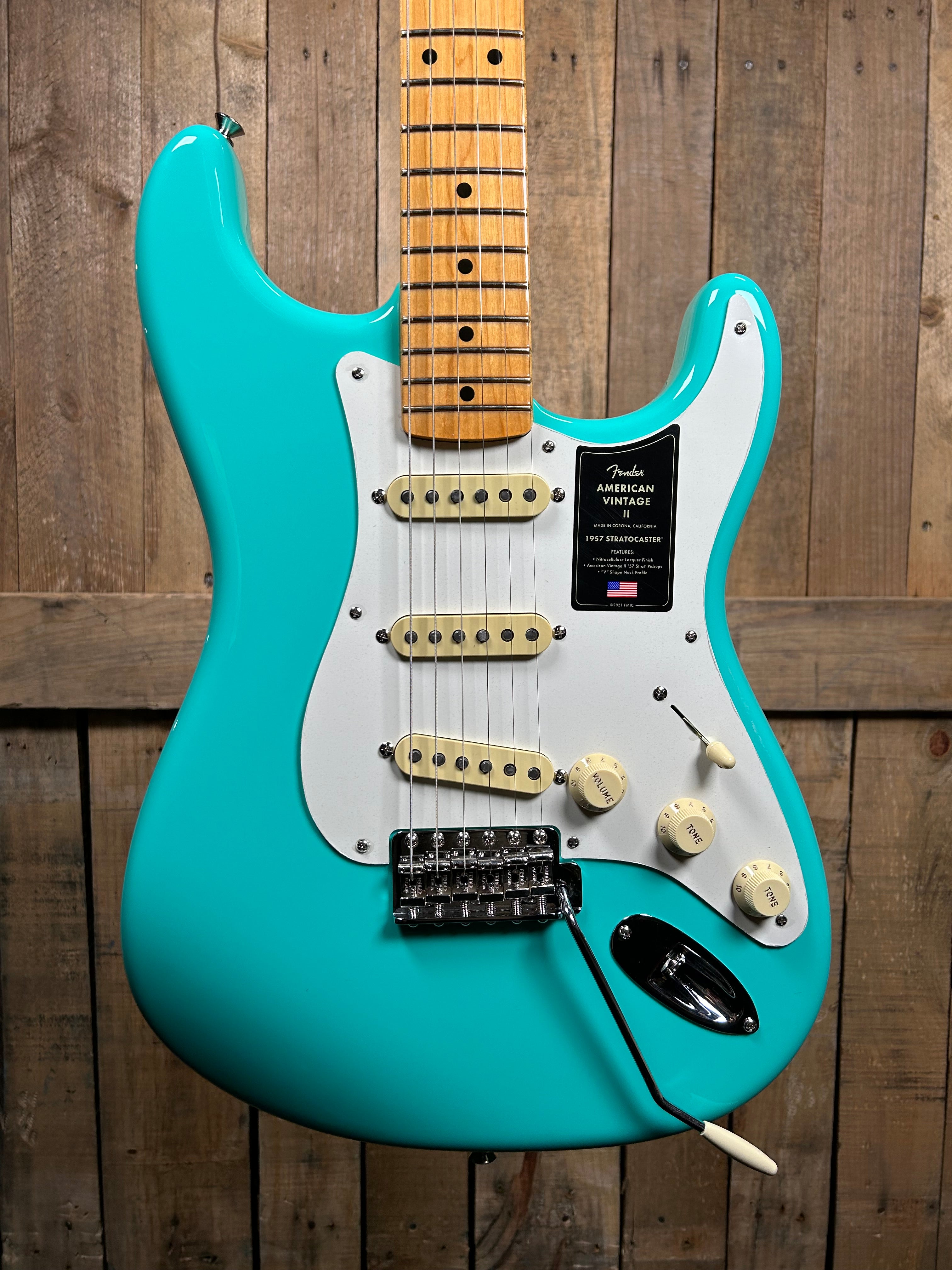 Fender American Vintage II 1957 Stratocaster Electric Guitar - Seafoam Green