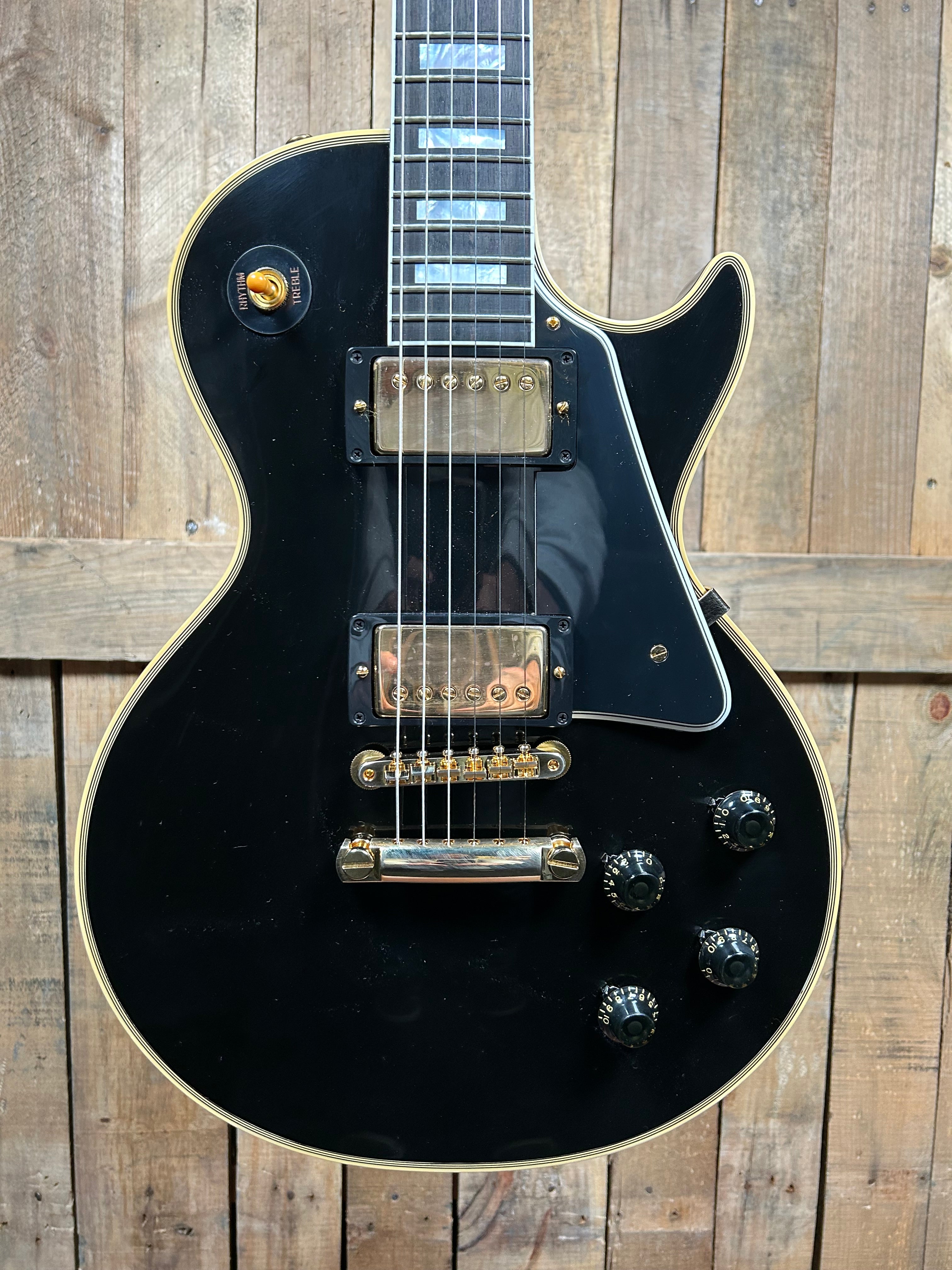 Gibson Custom 1957 Les Paul Custom Reissue VOS - Ebony 2-Pickup (**SCRATCH AND DENT**)