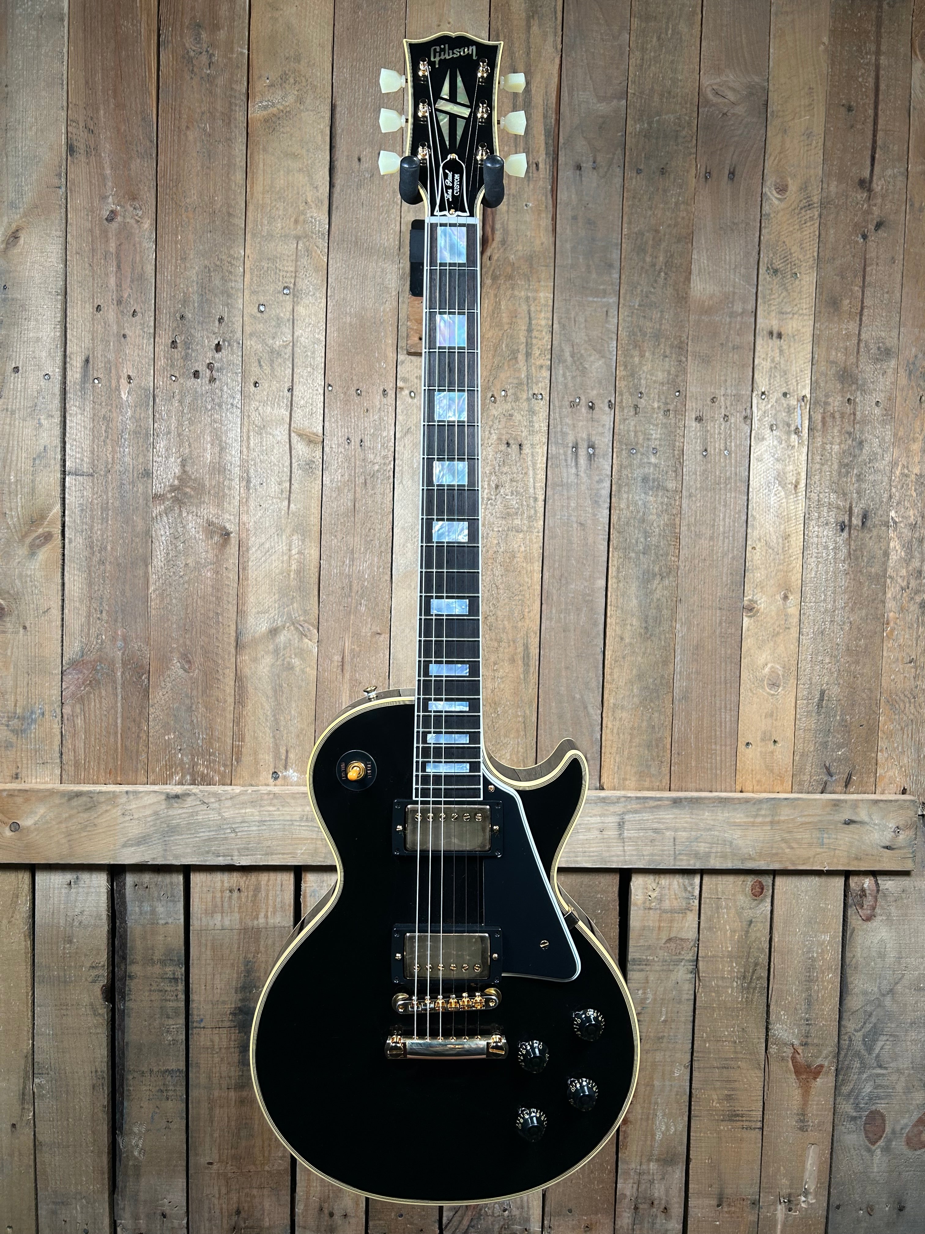 Gibson Custom 1957 Les Paul Custom Reissue VOS - Ebony 2-Pickup (**SCRATCH AND DENT**)