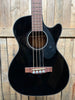 Fender CB-60SCE Acoustic-electric Concert Bass Guitar - Black