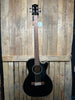 Fender CB-60SCE Acoustic-electric Concert Bass Guitar - Black