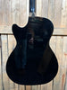 Fender CB-60SCE Acoustic-electric Concert Bass Guitar - Black