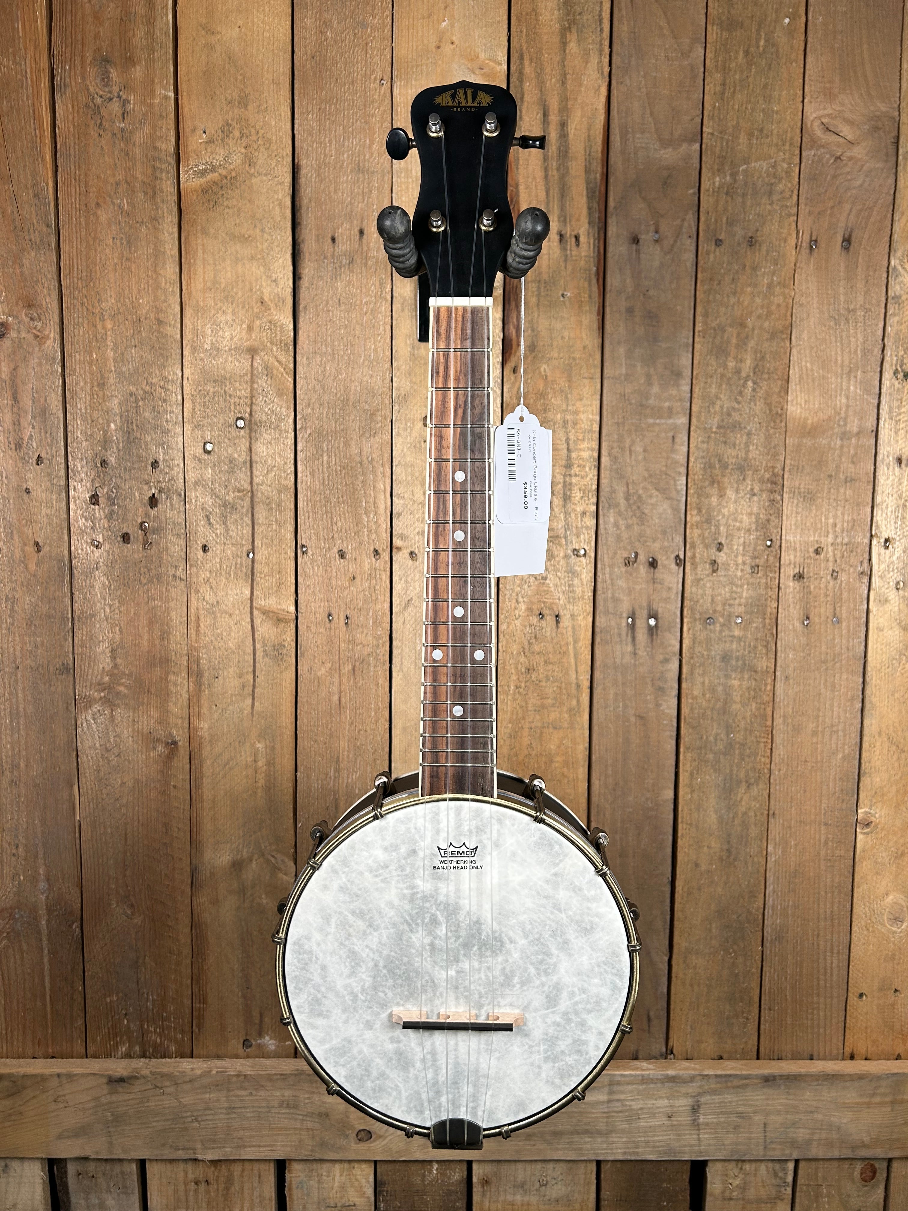 Kala Concert Banjo Ukulele-Black