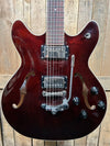 Guild SF1DC Semi-Hollow Electric Guitar-Red (Pre-Owned)